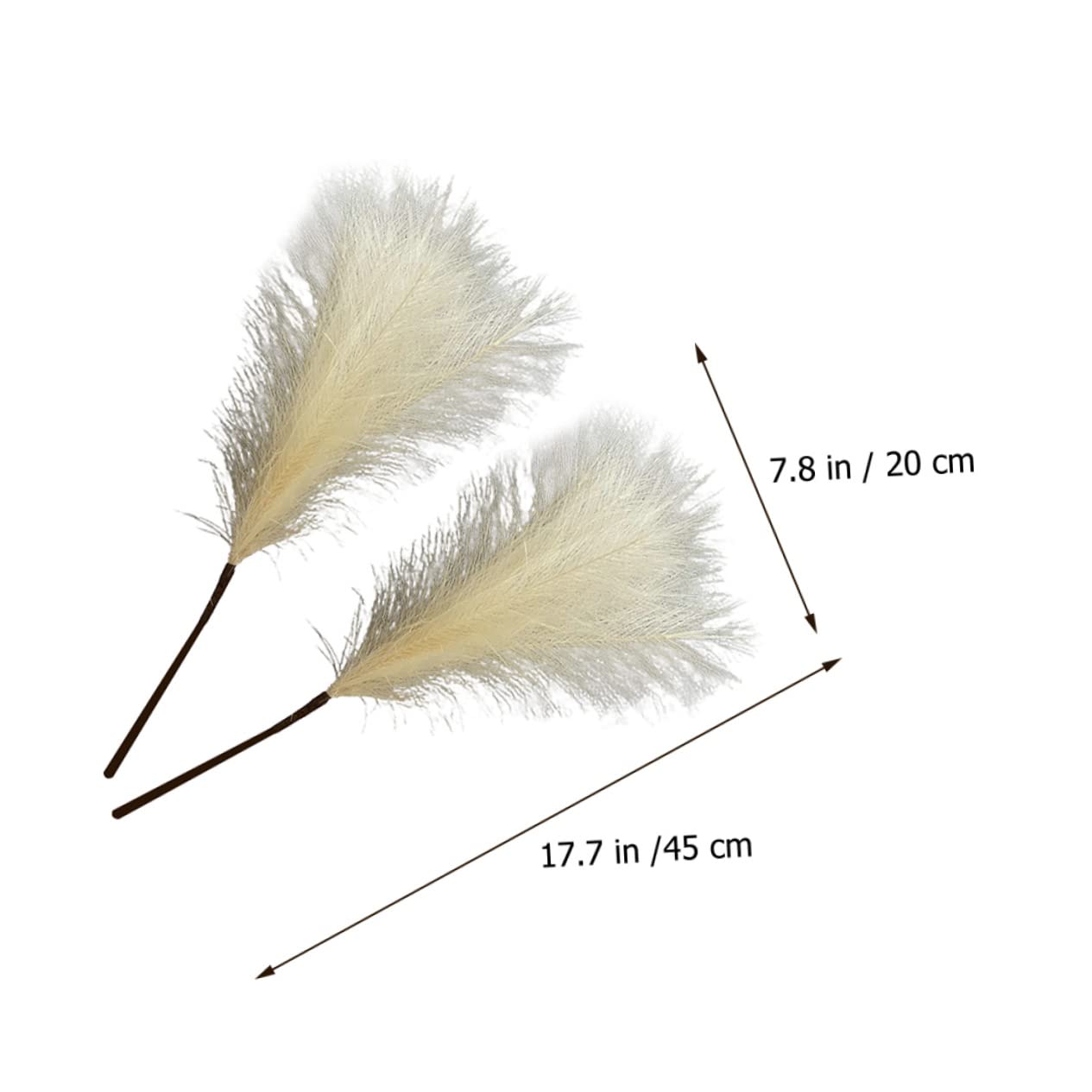 Alipis 5 Sätze Künstliche Pampas Stängel Hohe Für Hochzeit Und Zuhause Langlebig Realistisch Aus Hochwertigem Material Für Fotohintergründe Und Feierlichkeiten 2 Stücke * 5