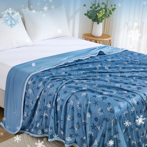 WONGS BEDDING Kühldecke Sommerdecke - mit Japanische Arc-Chill Q-Max 0,43 Kühlfasern, 2 in 1 Selbstkühlende kühlende Decke für Menschen zum Reisen Sofa Büro Betten Hause, Blau 200x220 cm WONGS BEDDING Kühldecke Sommerdecke - mit Japanische Arc-Chill Q-Max 0,43 Kühlfasern, 2 in 1 Selbstkühlende kühlende Decke für Menschen zum Reisen Sofa Büro Betten Hause, Blau 200x220 cm