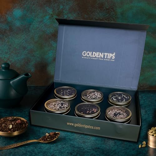 Image of Golden Tips Spiced Tea Gift Set - Masala Chai, Ginger Mastea & Kadak Chai | 3-in-1 Loose Leaf Chai Collection Ideal for Birthdays, Corporate Gifts & Festive Gifting