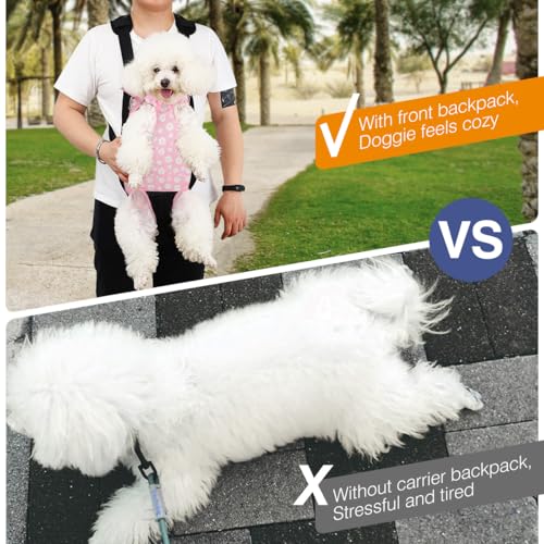 image for Pawaboo Pet Carrier Backpack, Adjustable Pet Front Cat Dog Carrier Bac