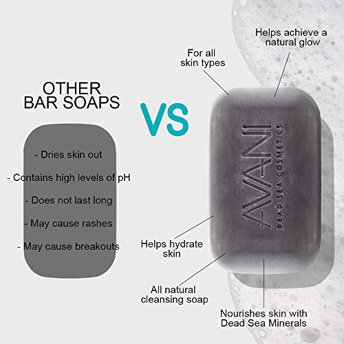 Avani-Dead-Sea-Cosmetics-Purifying-Mud-Soap–Includes-Vitamins-Essential-Oils-Plant-Extracts–3-Pack Avani Dead Sea Cosmetics Purifying Mud Soap–Includes Vitamins Essential Oils Plant Extracts–3 Pack