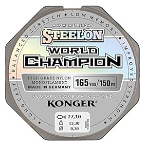 Konger Vislijn World Champion fluorocarbon gecoat 0,10-0,30 mm/150 m monofile-snoer super sterk!