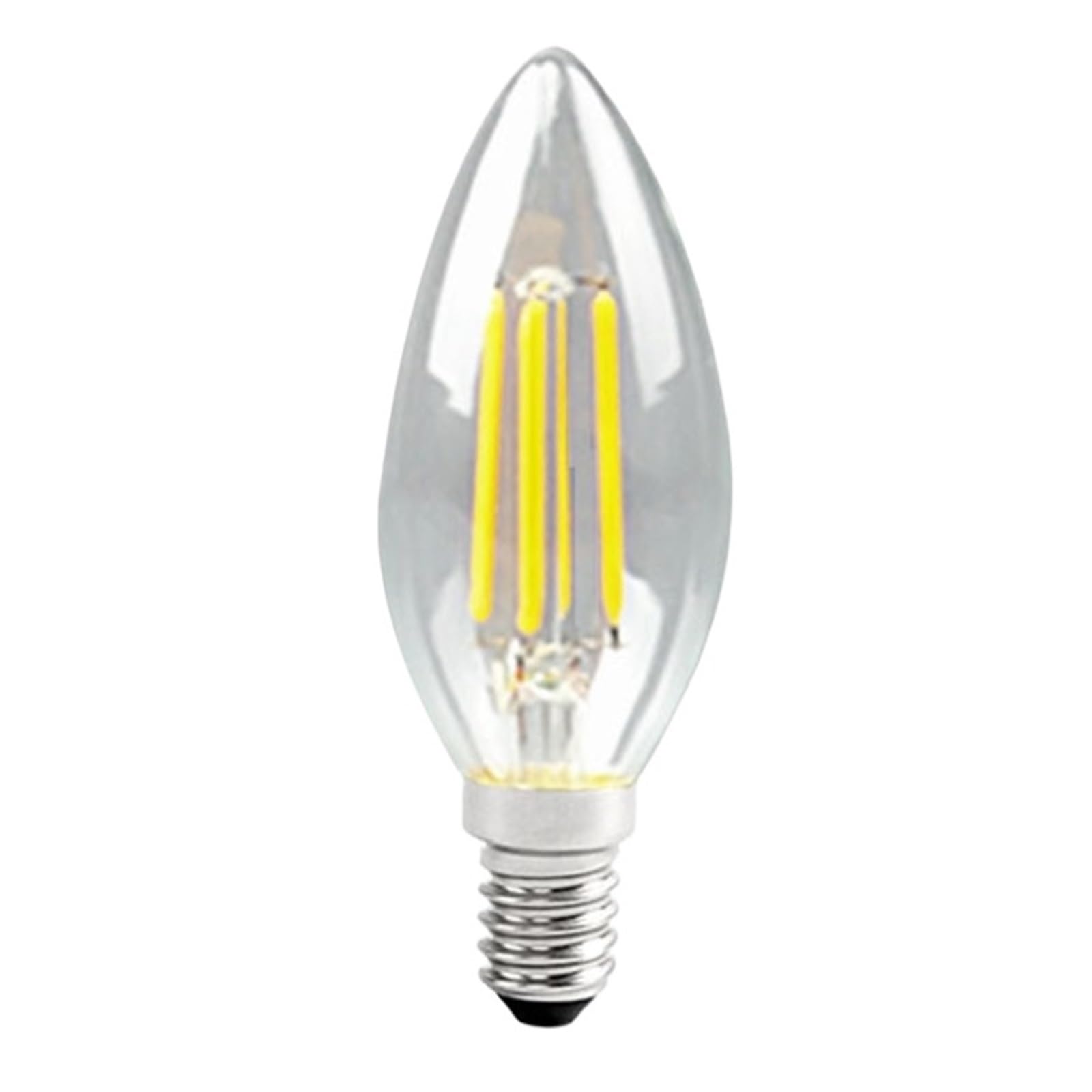 Ampoule maïs, Lot de 10 ampoules LED rétro E14 6W à filament LED for la maison, style bougie vintage (C35 G45).,pour plafonnier(C35)