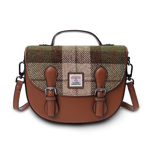 Islander The Medium Cobble Satchel - Medium Ladies Satchel With HARRIS TWEED