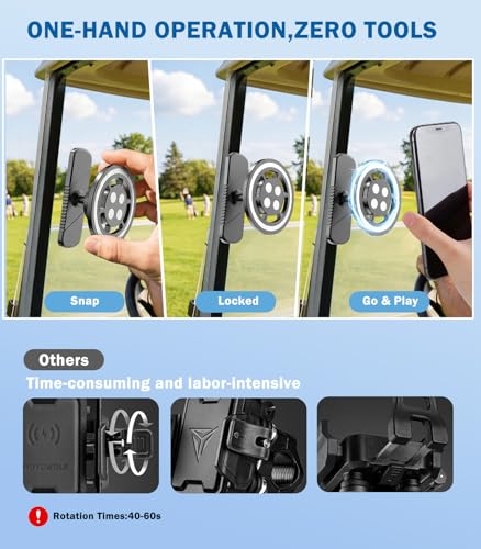 Strong Magnets Magnetic Golf Cart Phone Holder - image 3
