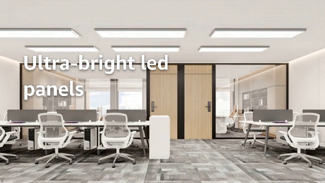 Image of AIKVSXER 2Pack 1x4 LED Flat Panel Light, 6500LM Ultra-Bright, 30-50W White