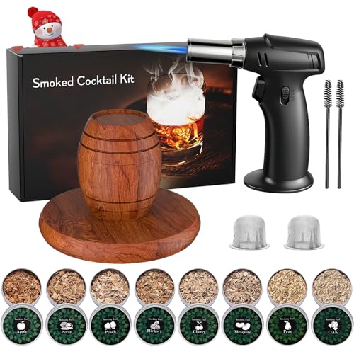 Cocktail Smoker Kit with 8 Wood Flavors