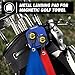 SisterAling Golf Bag Metal Landing Pads for Magnetic Golf Towel,Golf Rangefinder,Golf Flask,Golf Speaker- Quick Access to Magnetic Golf Equipment and Accessories-Golf Gift -US Patent (Pad, Blue)