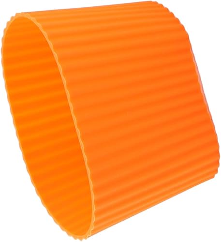 Miniatura 7 de uxcell Silicona Antideslizante Botella De Vidrio Taza Taza Funda Protectora Cubierta Blanca