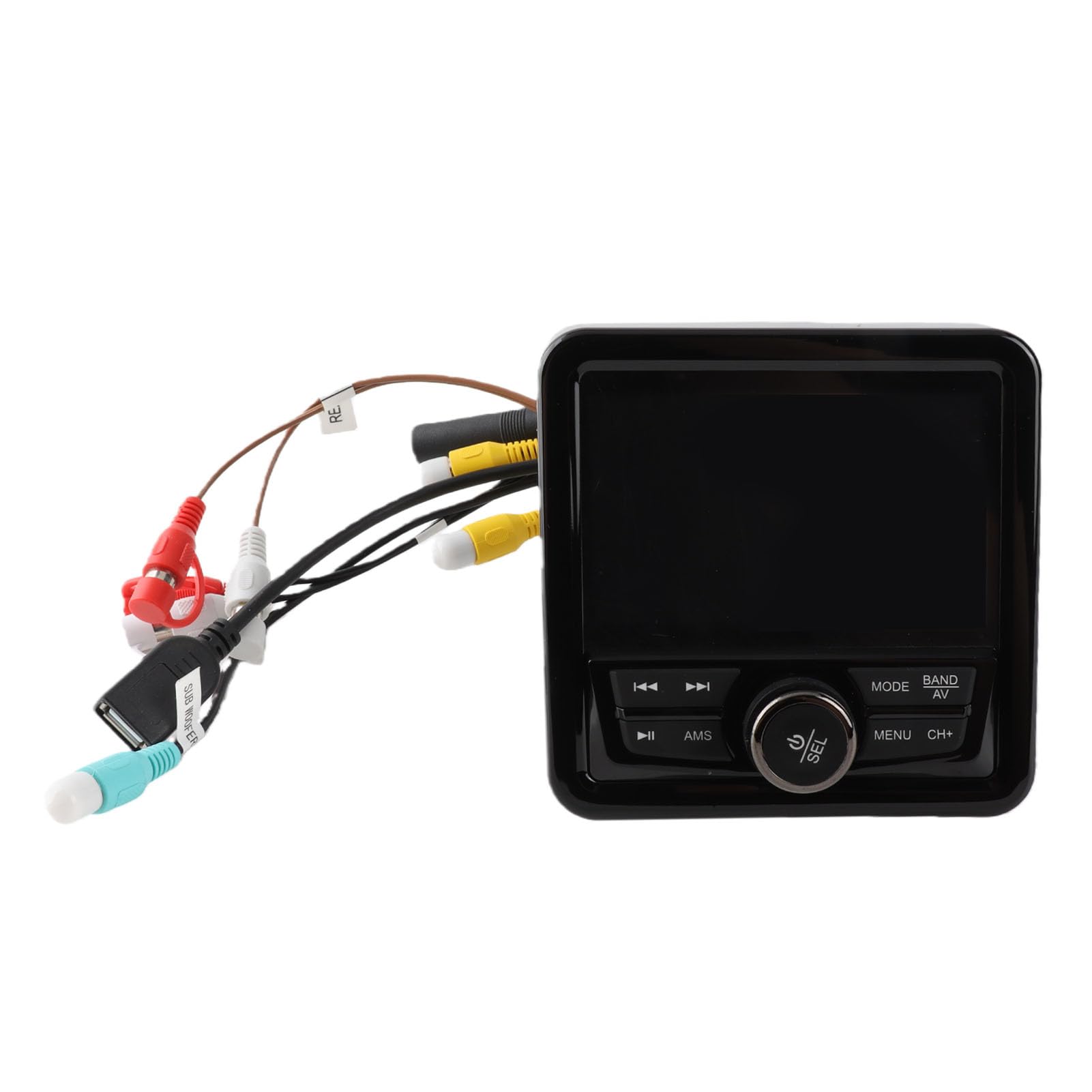 Generic Odbiornik Stereo Marine Gauge 4-calowy Odtwarzacz MP5 Bluetooth do Pływania łódką i Jednostkami Pływającymi Doskonałe Wrażenia Dźwiękowe
