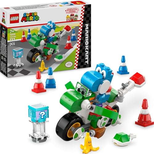 LEGO Super Mario : Mario Kart – Yoshimoto - Jouet de Construction et Cadeau pour Enfants - Set de Collection pour garçons, Filles et passionnés de Jeu vidéo dès 7 Ans 72031