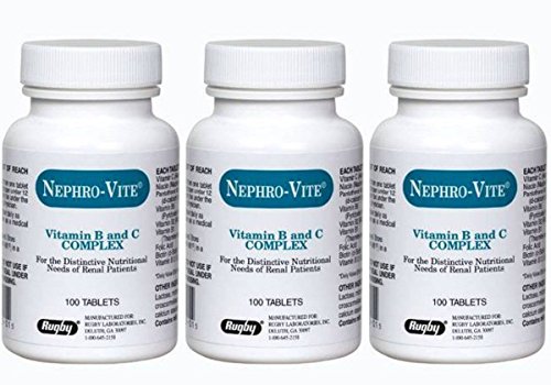Kincgi Nephro-Vite Supplement B & C Complex 0.8 Mg Bottle