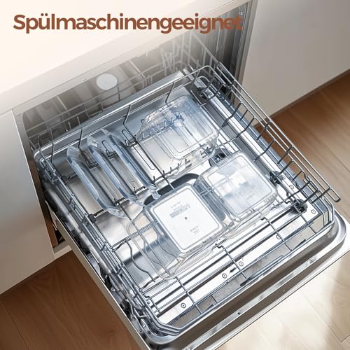 ComSaf Mehl Aufbewahrung 2.5L 3Pcs, Vorratsdosen mit Deckel luftdicht, Vorratsbehälter, luftdichte Aufbewahrungsbox, Aufbewahrungsdosen Küche, Lebensmittelaufbewahrung für Mehl, Reis, Müsl, Mandelmehl