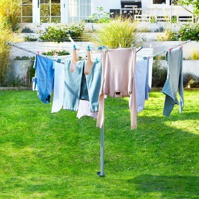 40m Lakeland Adjustable Rotary Airer - Image 2