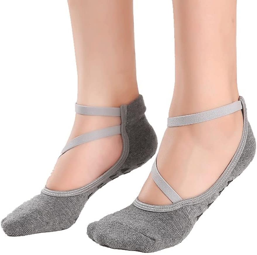 Sports Socks Women Bandage Yoga Socks Anti-Slip Damping Pilate Ballet Women Cotton Socks For Women Sport Accessories