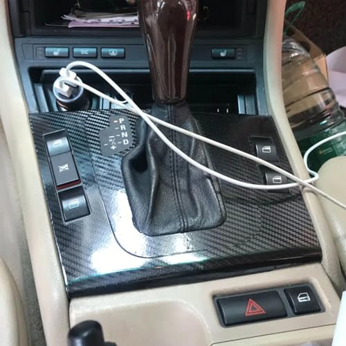 Fibre de carbone 5D noir intérieur BMW E46 pour masquer les rayures - 7