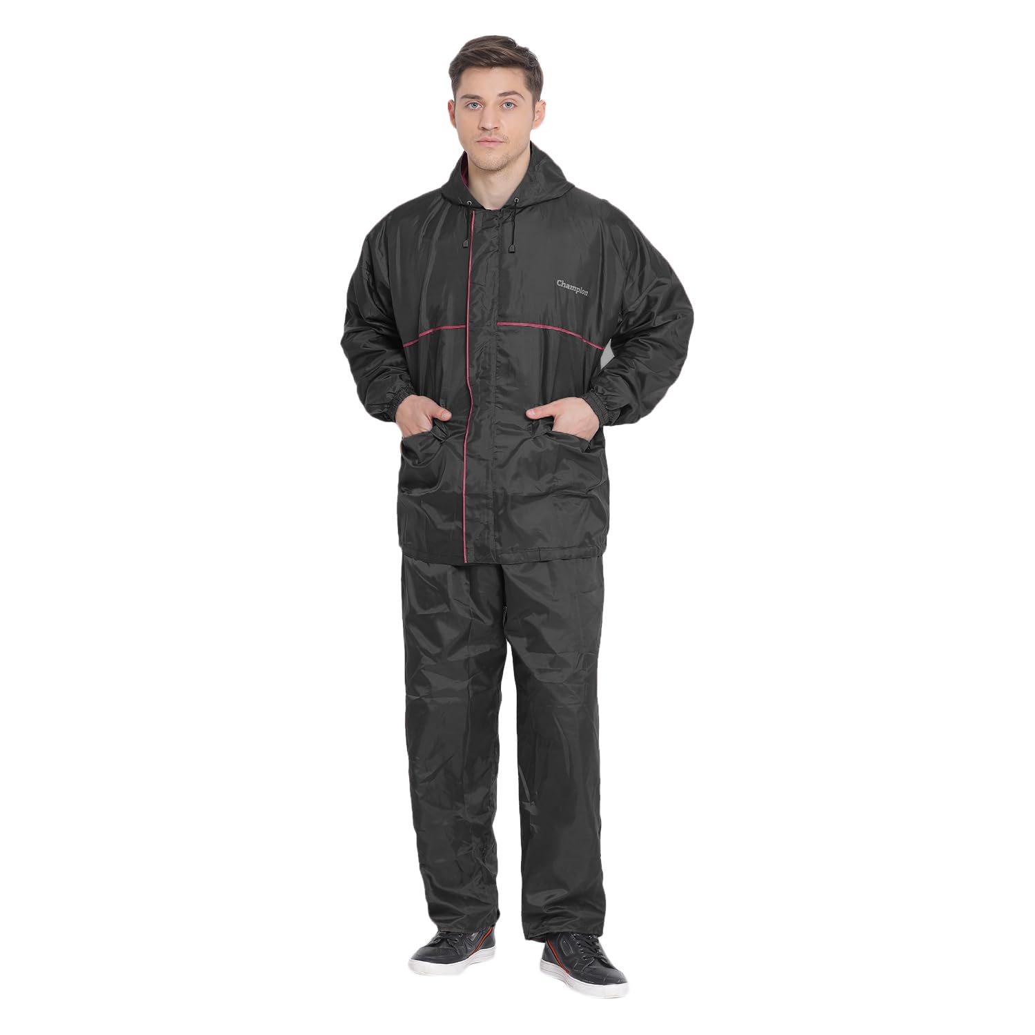 Champion Men's Rain Suit - Reversible 2-in-1 Jacket & Trouser | Welded-Seam Waterproof with Self-Packable Pouch-image-46