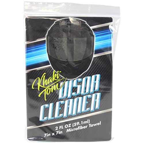 Khaki Tom Motorcycle Helmet and Visor Cleaner