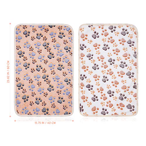 Balacoo Cão Cobertor de Lã Inverno Quente Pet Bed Lance Cobertor Tampa de Cama Da Cópia Da Pata para