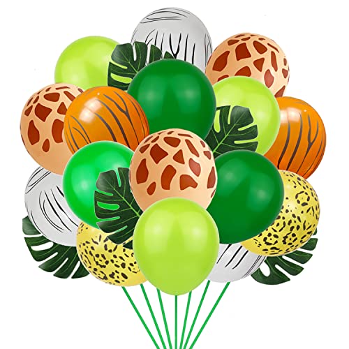 Kit ghirlanda di palloncini per feste safari della giungla -...