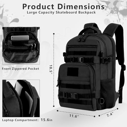 LASUK 17.3 Inch Laptop Backpack