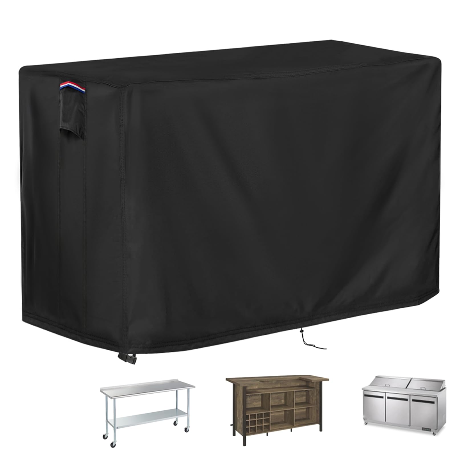 Amazon.com : Iptienda Outdoor Table Cover for Bar Height Patio Table ...