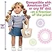 Dress Along Dolly Casual Spring Preppy Doll Outfit for 18