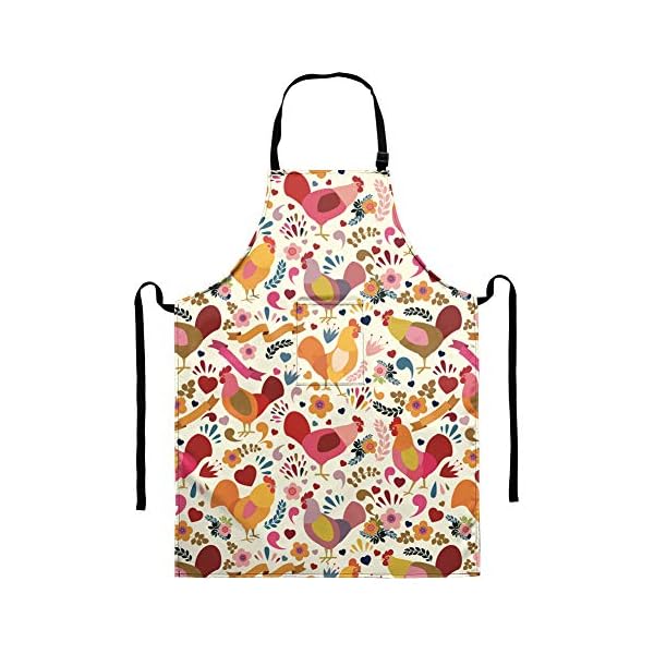 ZFRXIGN Chicken Aprons Plus Size Chef Aprons for Women Girls with Pockets Adjustable Neck Strap Adults Kitchen Apron for Farmhouse ZFRXIGN Chicken Aprons Plus Size Chef Aprons for Women Girls with Pockets Adjustable Neck Strap Adults Kitchen Apron for Farmhouse