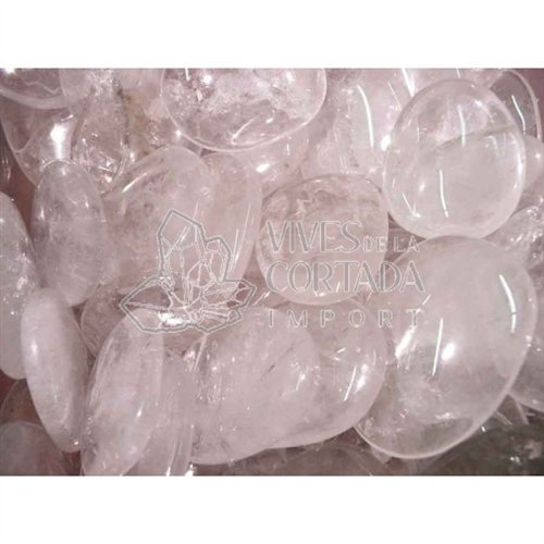 ROCKING GIFTS Piedra Cuarzo Blanco Plana (1 Unidad), Piedras Naturales y Originales, Minerales y Cristales, Belleza energética, Meditacion, Amuletos Espirituales