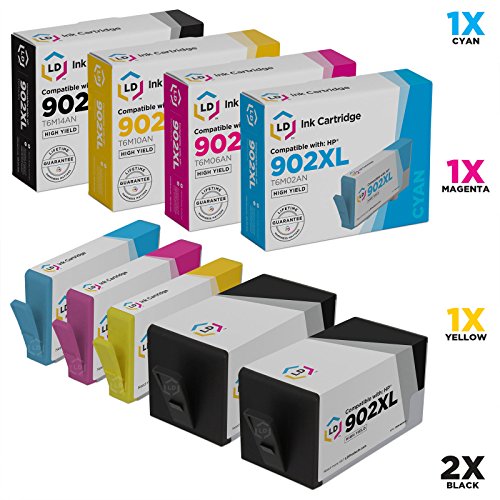 LD Compatible Ink Cartridge Replacements for HP 902XL High Yield