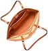 Michael Kors Women's Quinn Large North South Tote Bag, Gold-Tone Hardware/Orange Punch