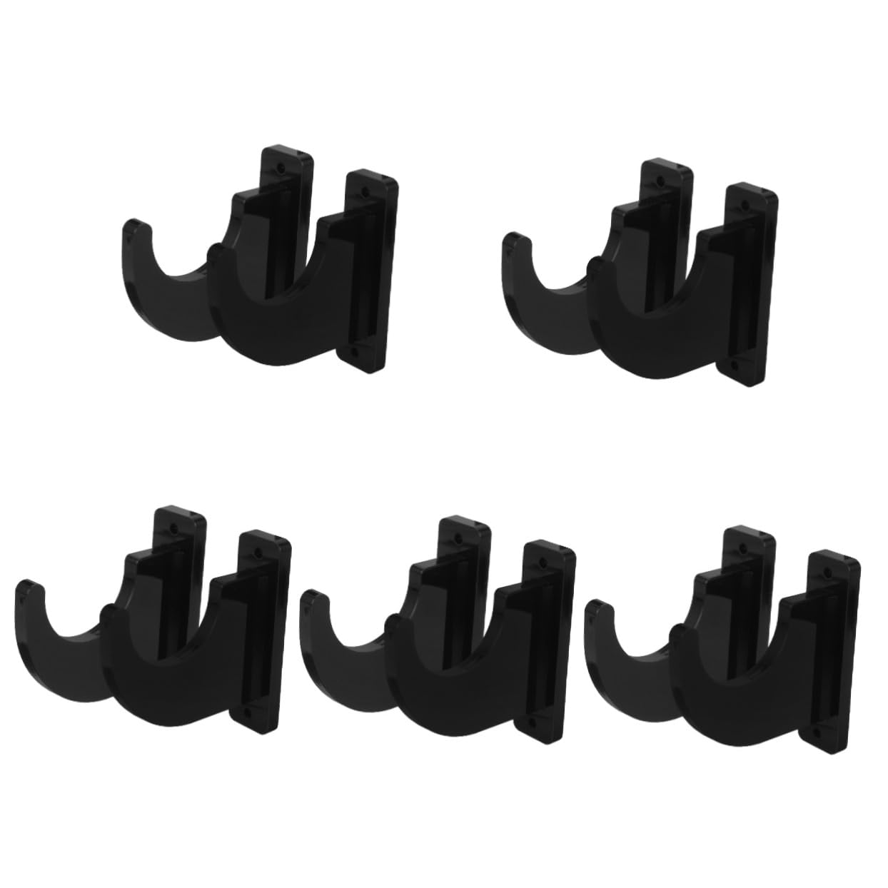 SUPVOX 5 Set Eleganti Supporti Da Parete Per Chitarra Supporto Per Mazza Da Baseball Per Chitarra 2 Pezzi * 5