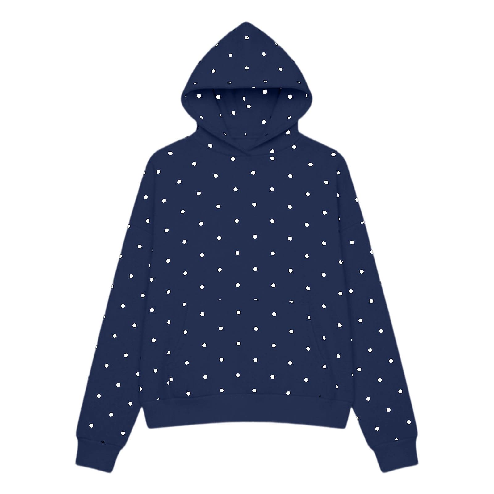 Generico Tuta Invernale Donna Curvy,Pantaloni Eleganti Per L'Autunno/Inverno - Felpa Con Cappuccio Taglio Rilassato Con Stampa A Completo Casual Elegante In Due Pezzi Da Indossare Tutti I Giorni
