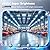 BBOUNDER 4 Pack Linkable LED Shop Light with Reflector, Super Bright 6500K Cool Daylight, 4400 LM, 4 FT, 48 Inch Integrated Fixture for Garage, 40W Equivalent 250W, Surface & Suspension Mount, Black