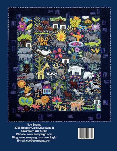 Sue Spargo Books: Folk-Tails (Designs and Instructions for Creating African Animal Themed Quilt Blocks) by Sue Spargo - Used condition - US$21.85