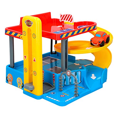 Motor Town - Garaje 2 Niveles Con 1 Coche (46339) , Color/Modelo Surtido