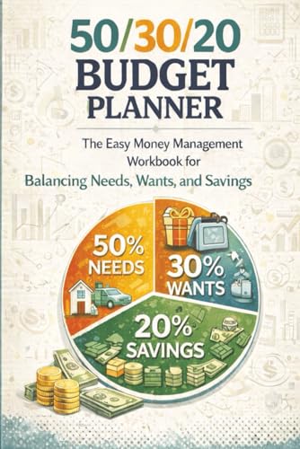 50/30/20 Budget Planner: The Easy Money Management Workbook for Balancing Needs, Wants, and Savings