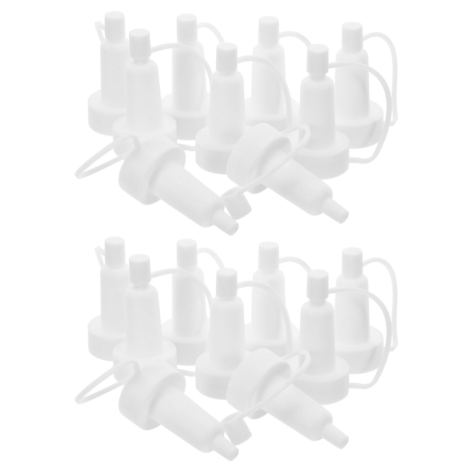 FRCOLOR 200piezas Puntas Dispensadoras de Ampollas Frasco Gotero de Plástico Accesorio Cuentagotas para Laboratorio para Abrir Tapas de Ampollas y Administrar Líquidos