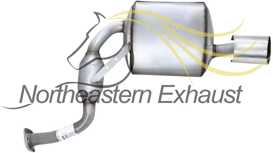 Northeastern Exhaust Stainless Steel - EPA Approved-Catalytic Resonator Muffler Exhaust Kit compatible with 2009-2019 Nissan Maxima 3.5 - Include Gaskets and Clamp