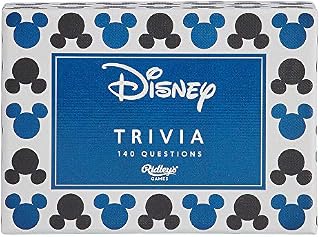 Ridley's DSY002 Disney All Other Trivia Quiz Game, Multi