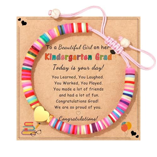 Image of JoycuFF 2026 Kindergarten Graduation Gifts for Her, Cute Heart Cross Bracelet Gifts for Her, Graduation Gifts for Teen Women Daughter Niece Granddaughter
