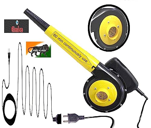 Image of ELMICO 700W 100% Copper Armature /Pc Cleaner /Dust Cleaner /Ac Cleaner Air Blower Machine for Home /Office with Extra 10 ft. Wire /Air Blower Machine Heavy Duty Guaranteed Motor Continuously 60 min use use