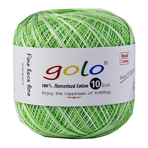 golo Crochet Thread Size 10 for Knitting Cover
