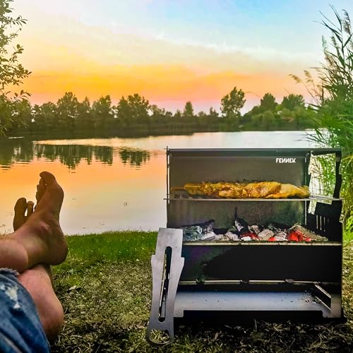 Miniatura 2 de Fennek Grill - Barbacoa Desmontable De Carbón - Diseño Compacto De Acero Inoxidable - Ideal Para Acampar, Autocaravanas, El Jardín Y El Aire Libre