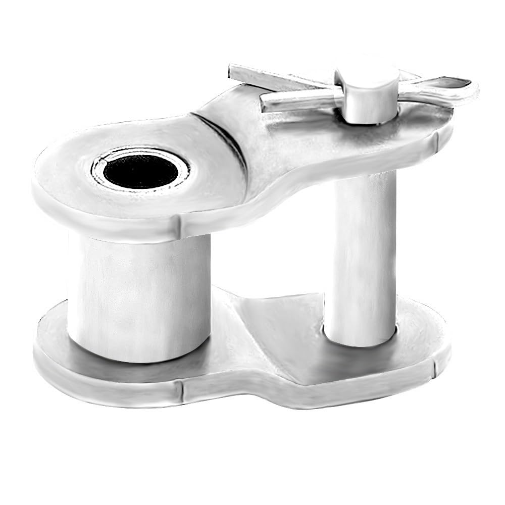 MAPLE ACE #50NP Offset Half Link for Nickel Plated Roller Chain (Qty 4)