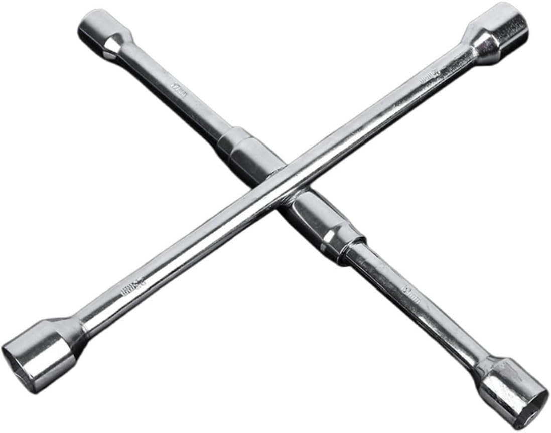 Car Tire Spanner Folding Lug Wrench Tire Wrench Lug Nut Wrench 4 Way Lug Nut Remover