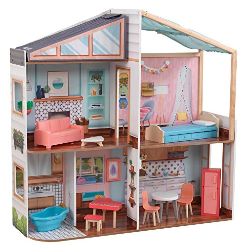 KidKraft Designed by Me Magnetic Makeover Dollhouse, Multicolor