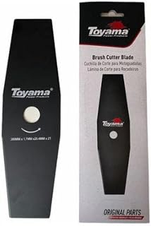 Lâmina para roçadeira 2 pontas 350 x 25,4 mm - Toyama