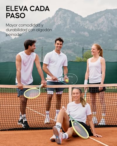 DANISH ENDURANCE Calcetines Deporte Tenis Unisex, 3 o 6 Pack, Negro, 39-42 - imagen 6