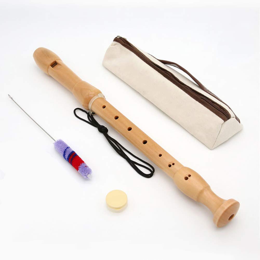 AYYNAM German Style Alto Recorder 8 Hole Maple Wood Recorder Woodwind Instrument with Cleaning Rod, Storage Bag - Image 6